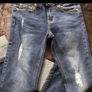 Girls Hudson Cuffed Jeans